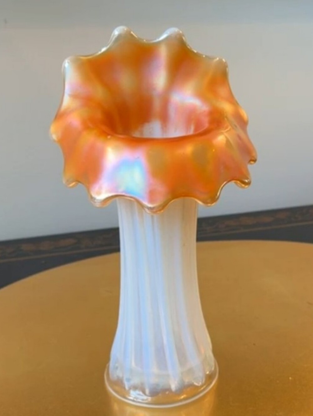 Antique Corinth Westmoreland Vase - Rare Color Circa 1910
